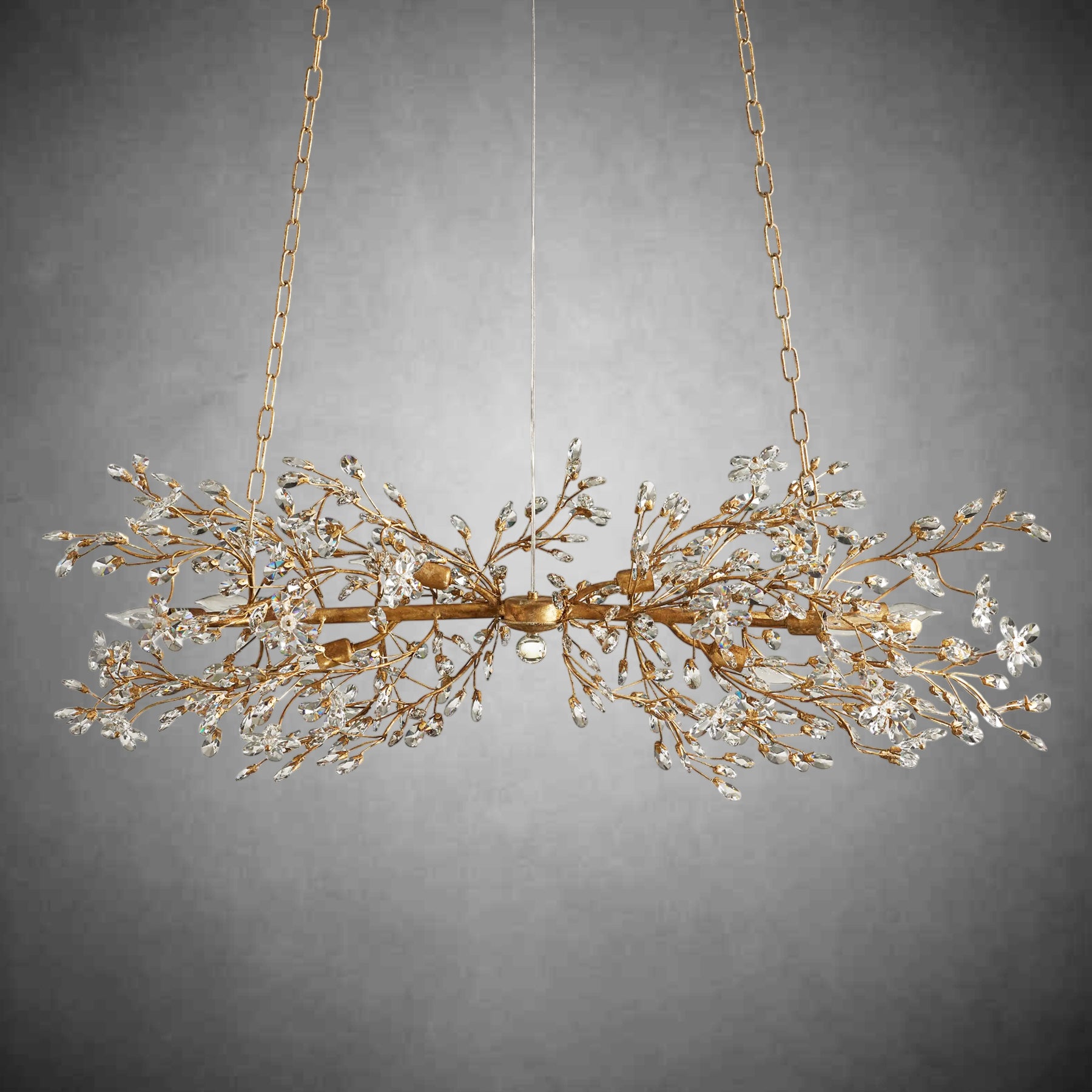 Fiore Linear Chandelier 43" 51" 68"W
