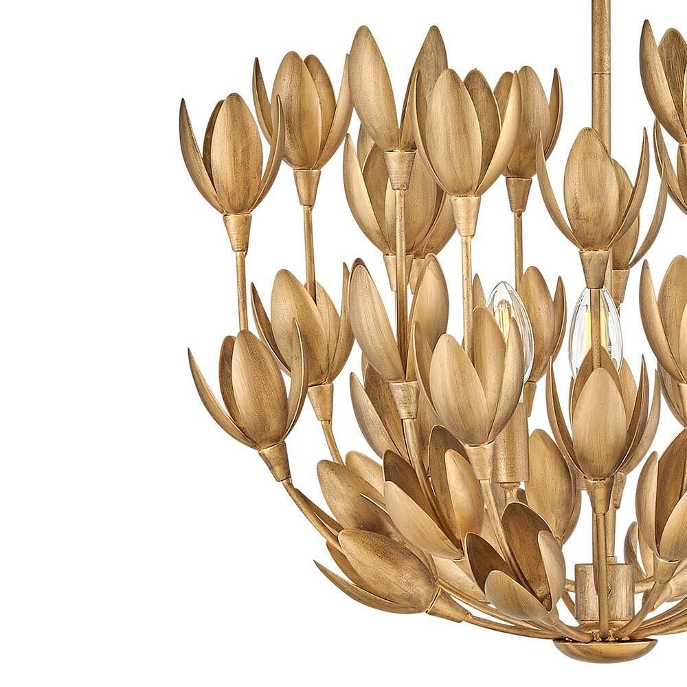 Flora 20 Inch 3 Light LED Chandelier