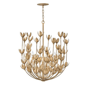 Hinkley Lighting Flora 26 Inch 6-Light Chandelier, Burnished Gold