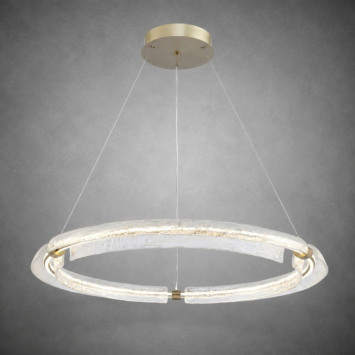 Flora Modern Glass Chandelier