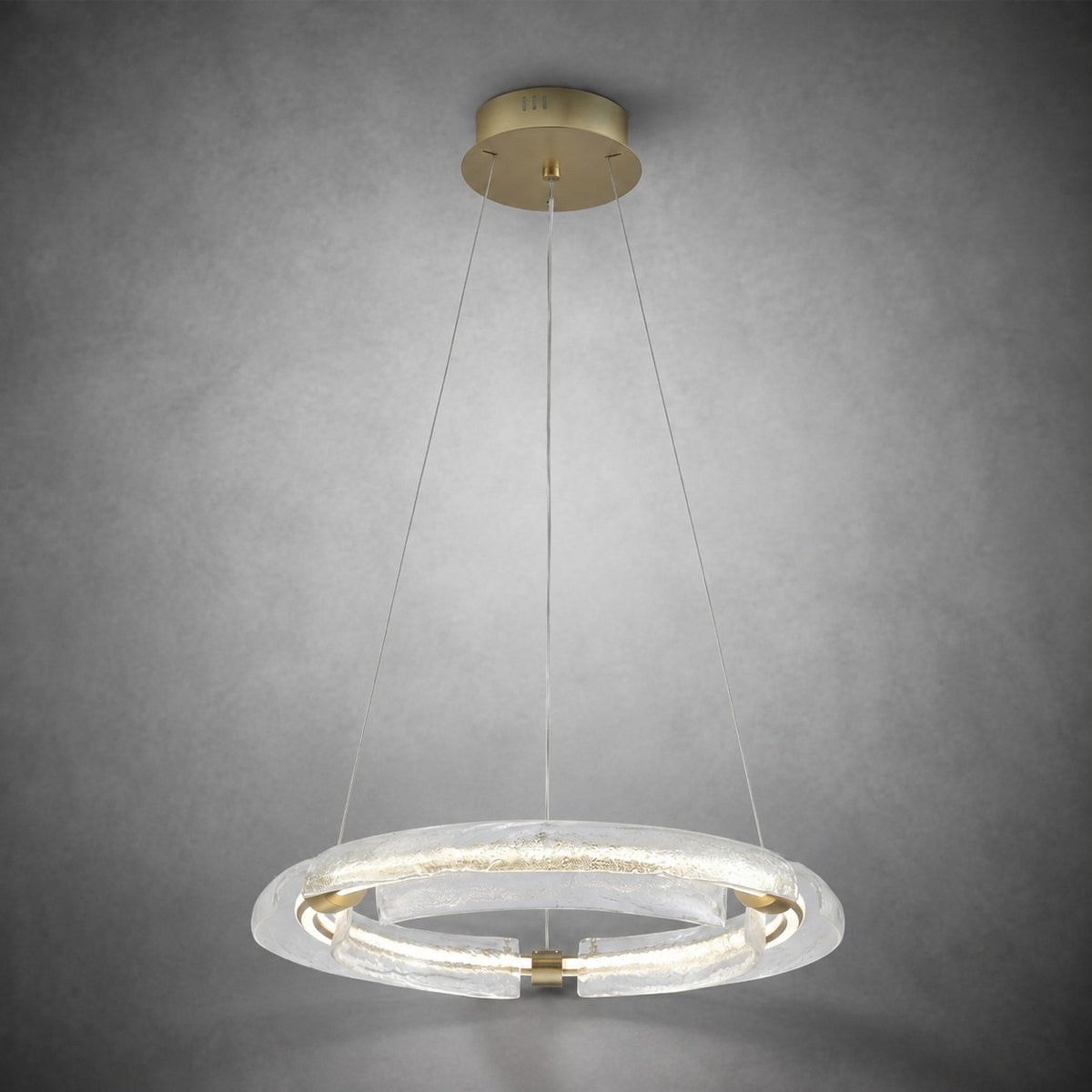 Flora Modern Glass Chandelier