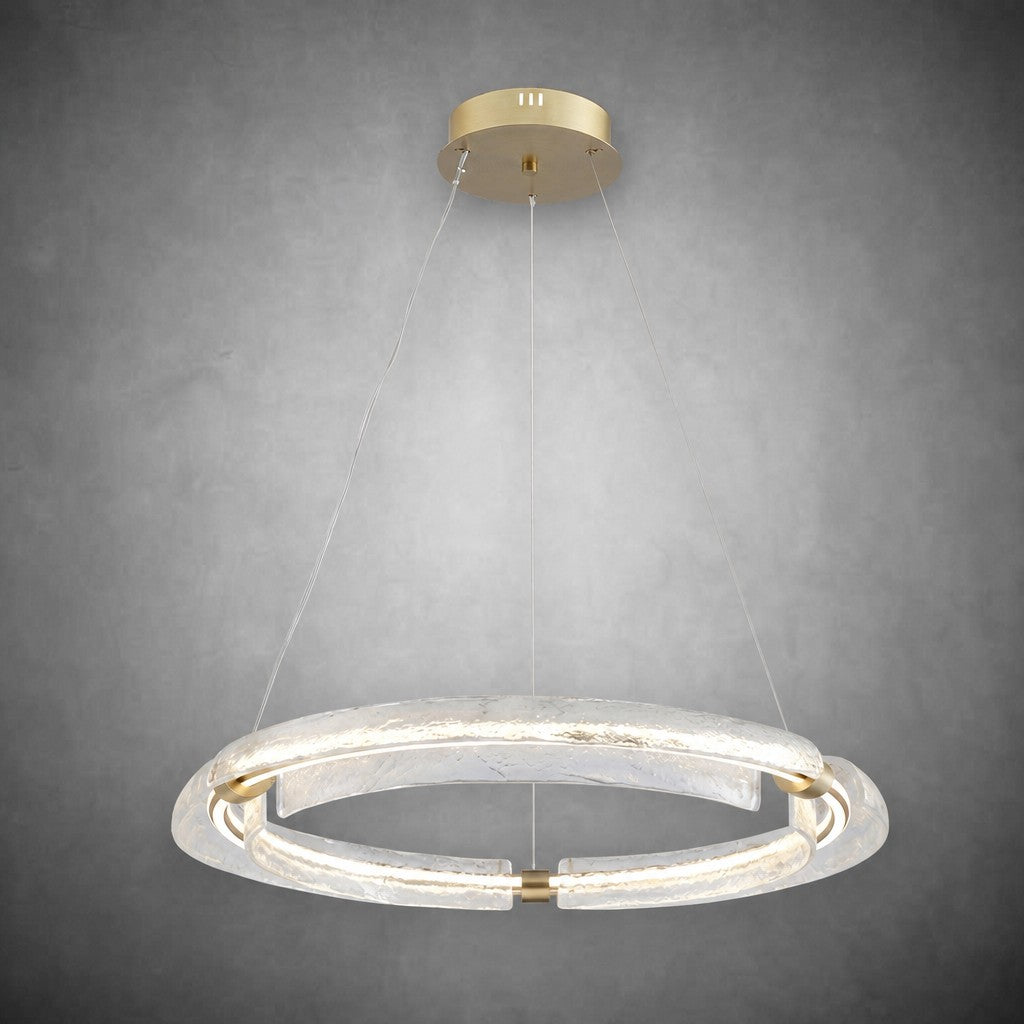 Flora Modern Glass Chandelier