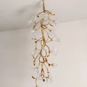 Flower Craftsman Glass Chandelier