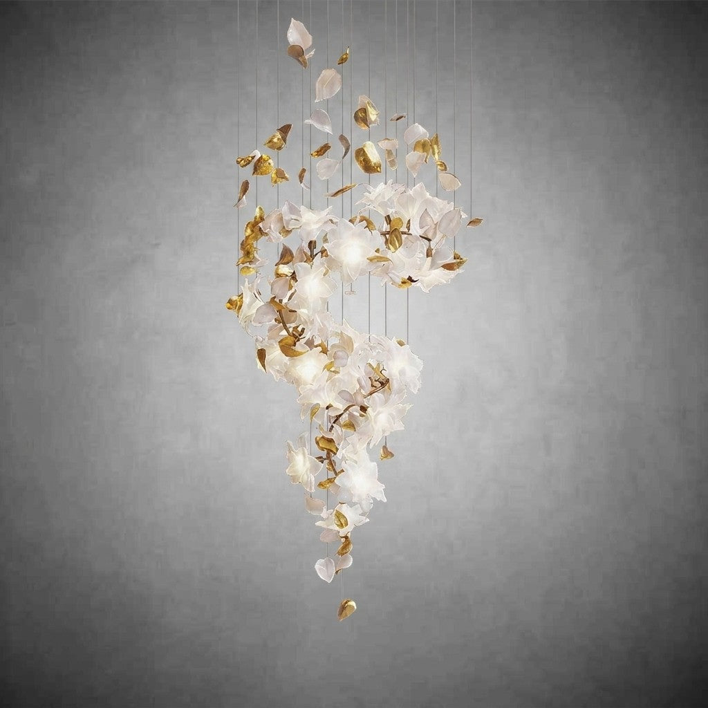 Flying Flowers Fluttering Chandelier