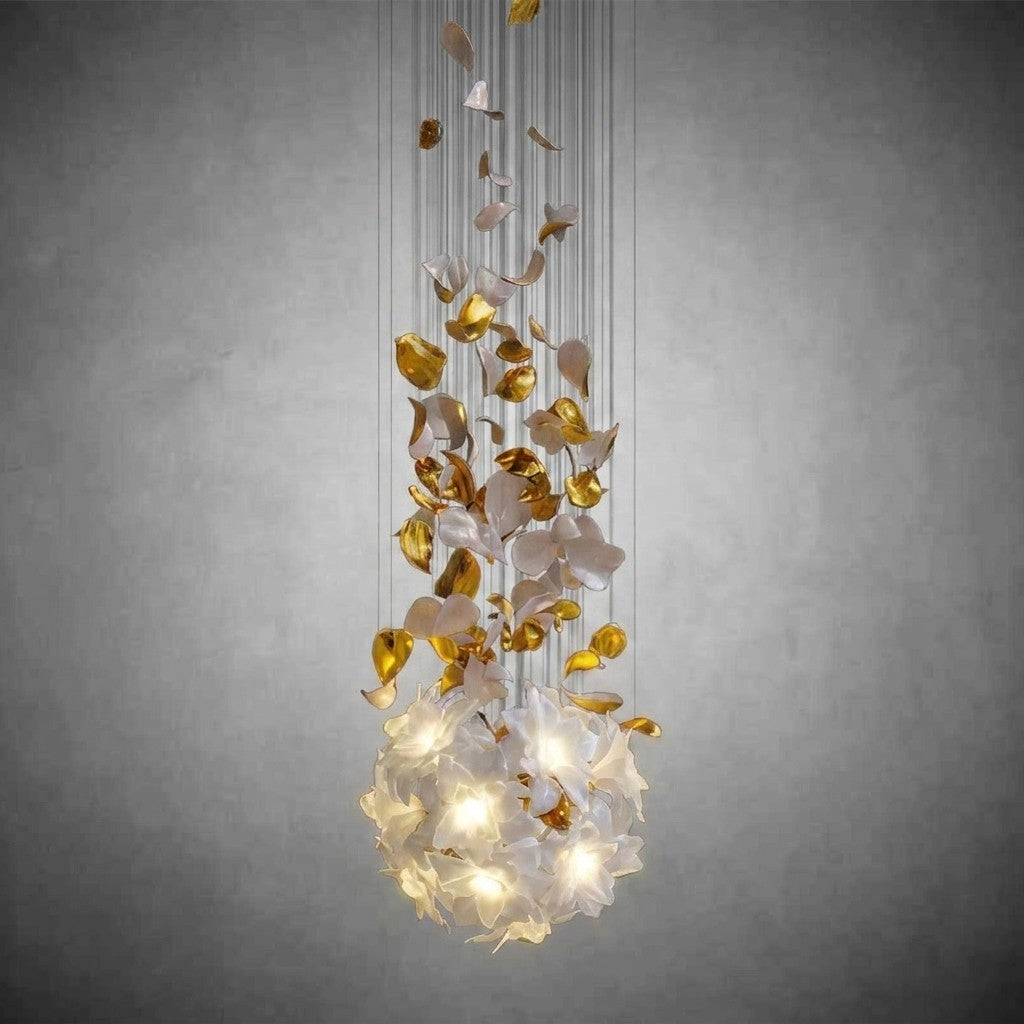 Flying Flowers Fluttering Chandelier