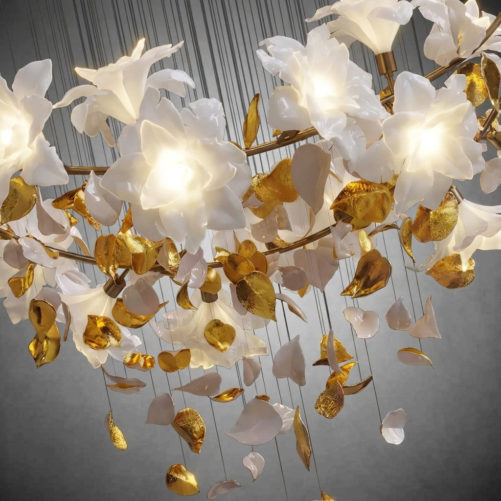 Flying Flowers Fluttering Chandelier
