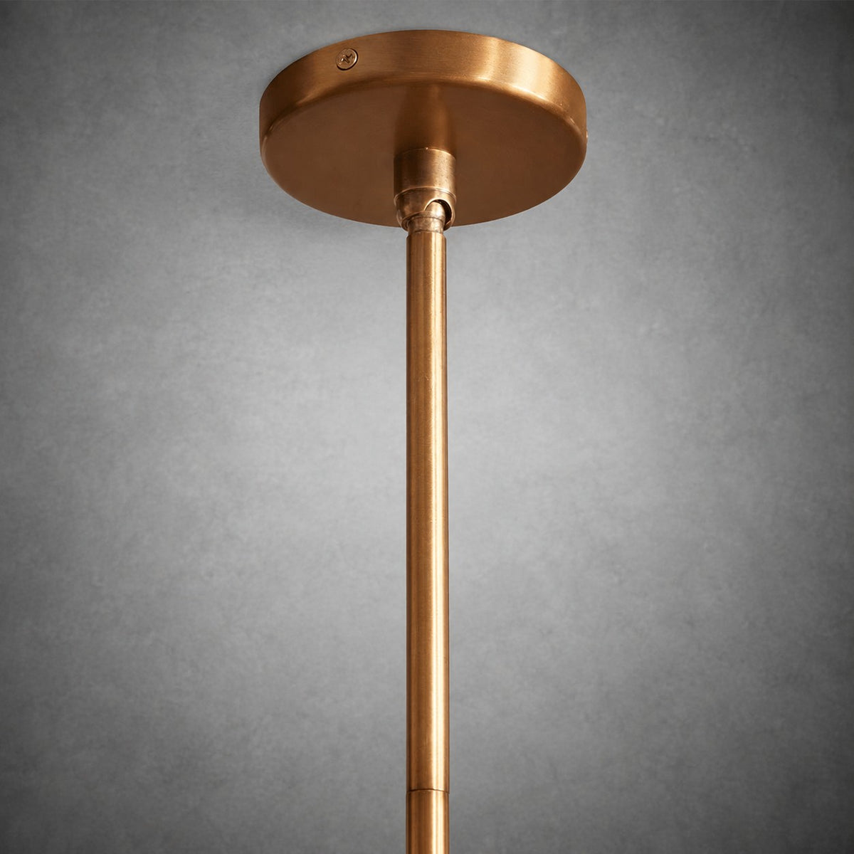 Chandelier  Francis Bubbled Glass Tiered Brass