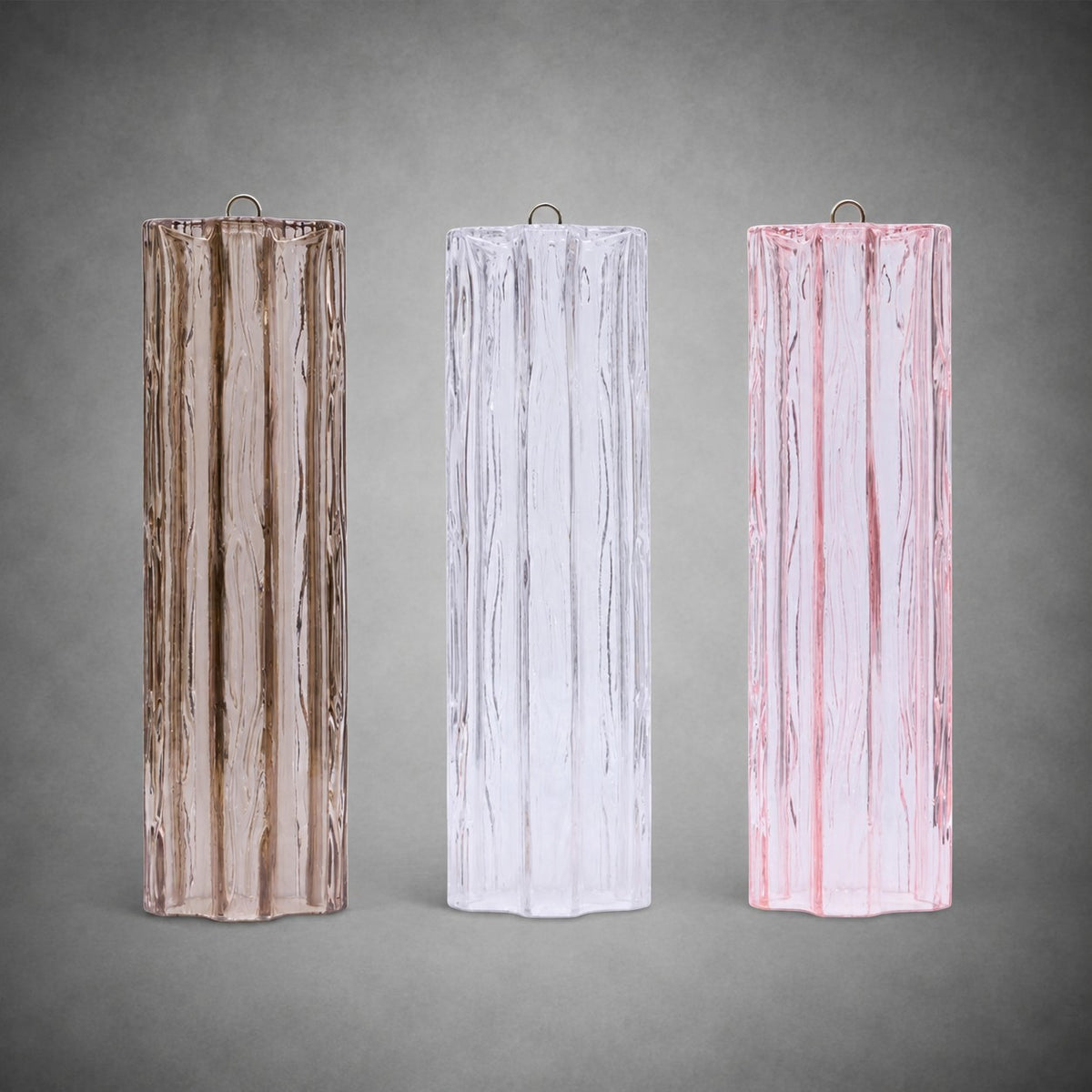 Freccia Treviso Murano Glass Tube Chandelier