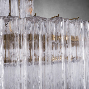 Freccia Treviso Murano Glass Tube Chandelier