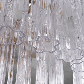 Freccia Treviso Murano Glass Tube Chandelier