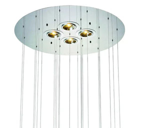 French Romantic Candle Crystal Chandelier White Modern Art Creative Pendant Light For Living Room/Dining Room/Bedroom