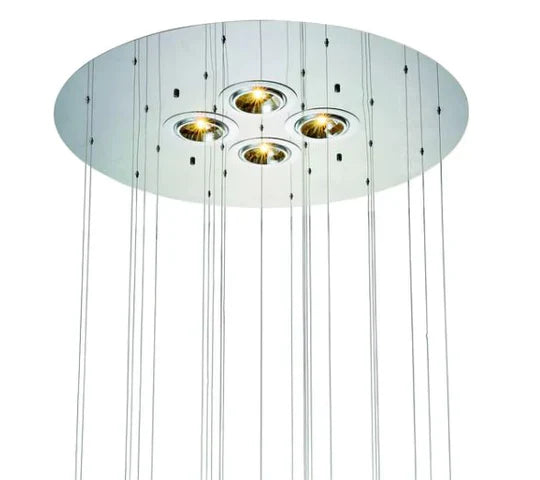 French Romantic Candle Crystal Chandelier White Modern Art Creative Pendant Light For Living Room/Dining Room/Bedroom