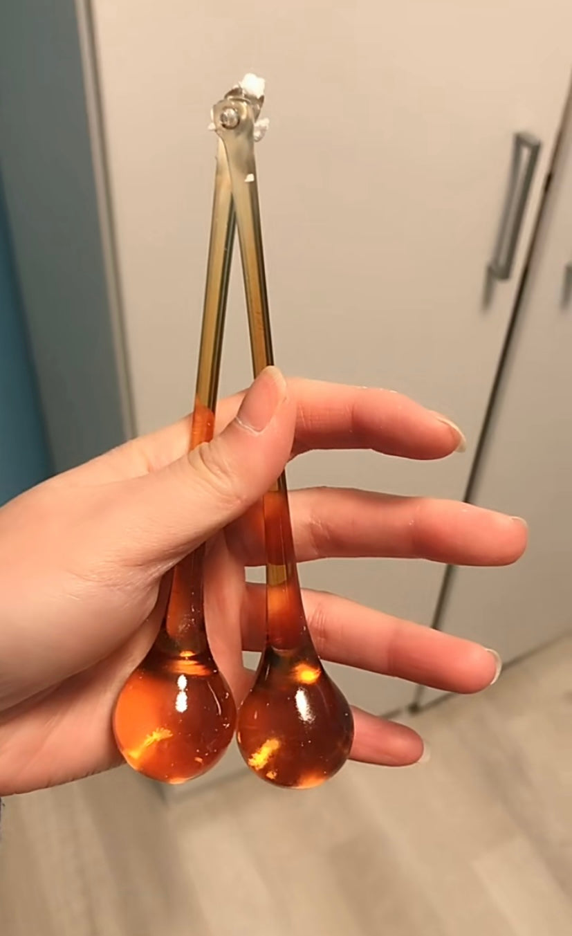 French Style Bedroom Small Creative Chandelier Vintage Romantic Warm Vibe Amber Waterdrop Light Fixture for Restaurant Dining Room Kids Room