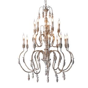 French Vintage Candle Chandelier for Living Room/Bedroom