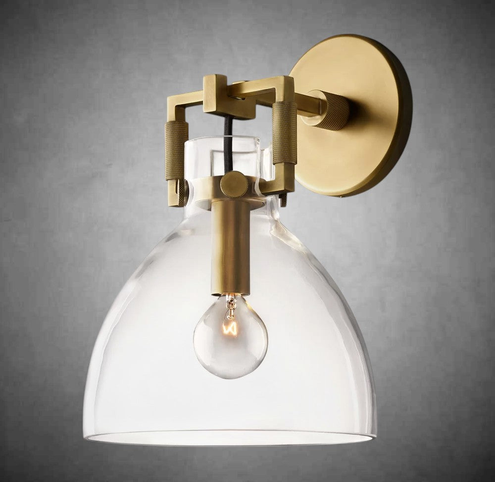 Funda Glass Cloche Sconce 8" 10"