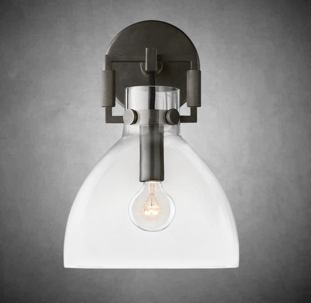 Funda Glass Cloche Sconce 8" 10"