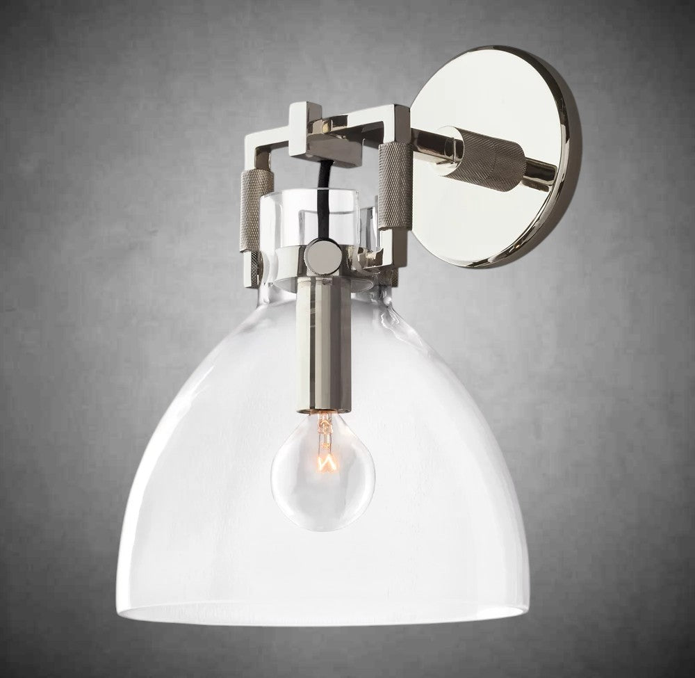 Funda Glass Cloche Sconce 8" 10"