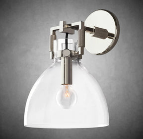 Funda Glass Cloche Sconce 8" 10"