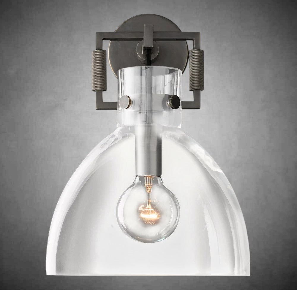 Funda Glass Cloche Sconce 8" 10"