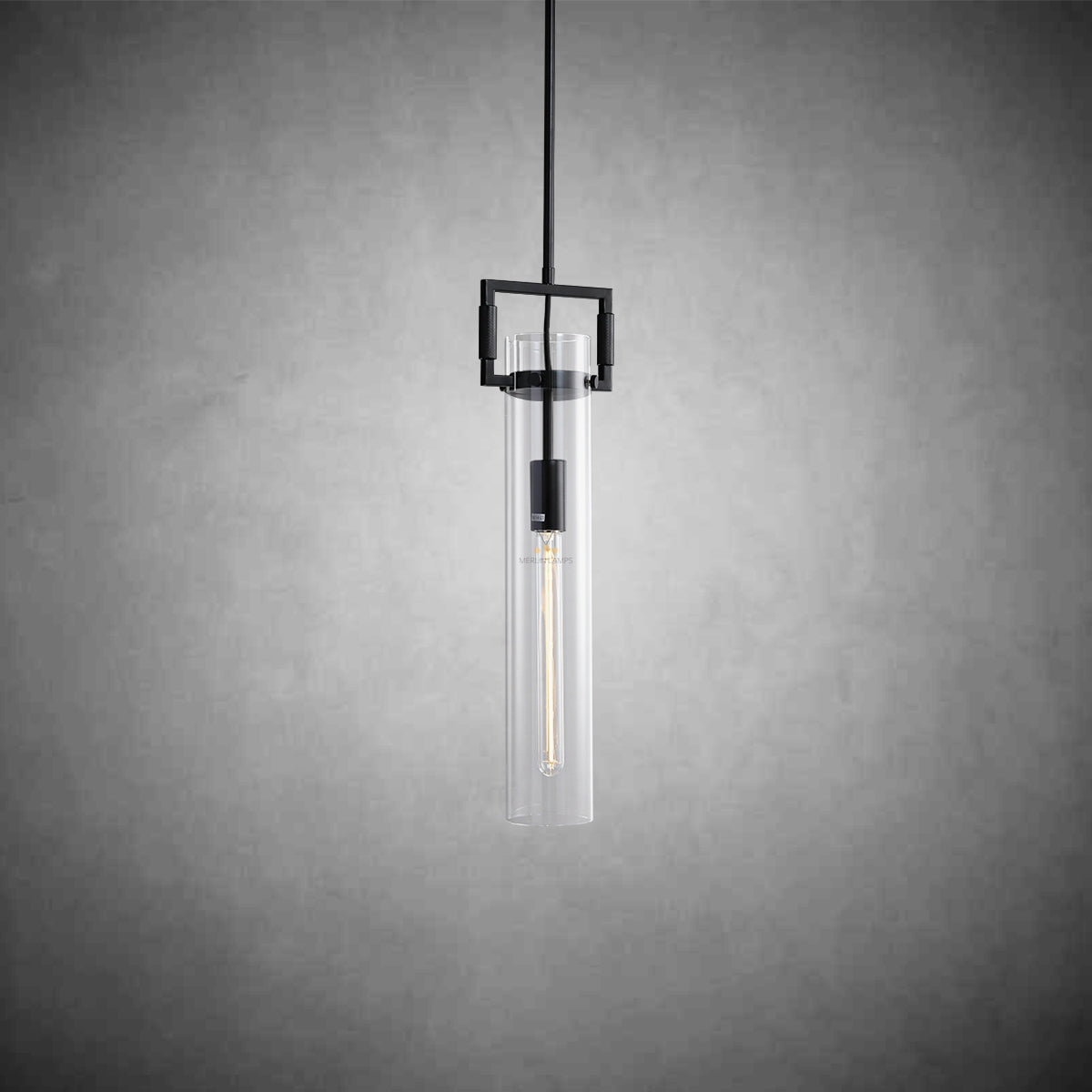Funda Glass Cylindrical Pendant Light