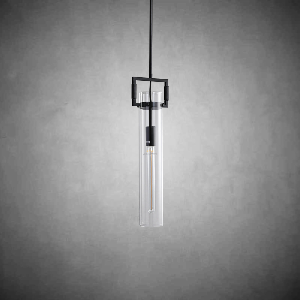 Funda Glass Cylindrical Pendant Light