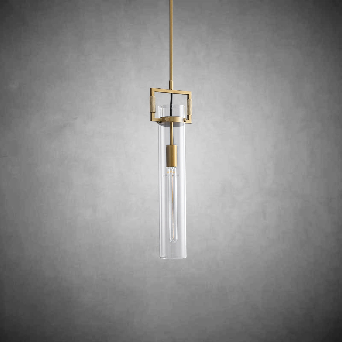 Funda Glass Cylindrical Pendant Light