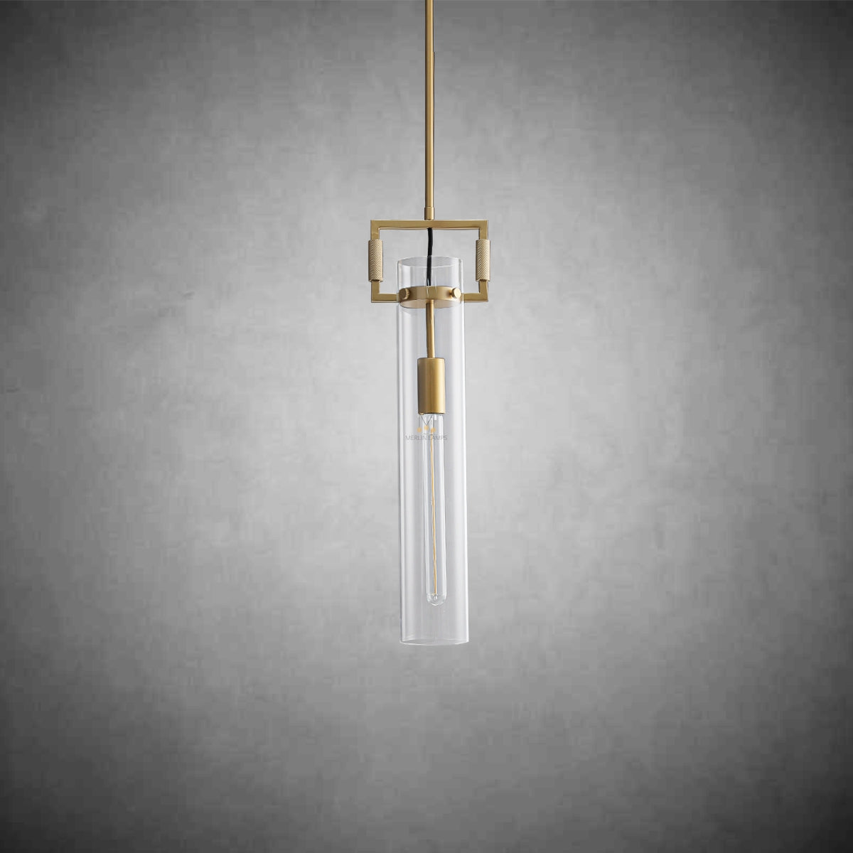 Funda Glass Cylindrical Pendant Light
