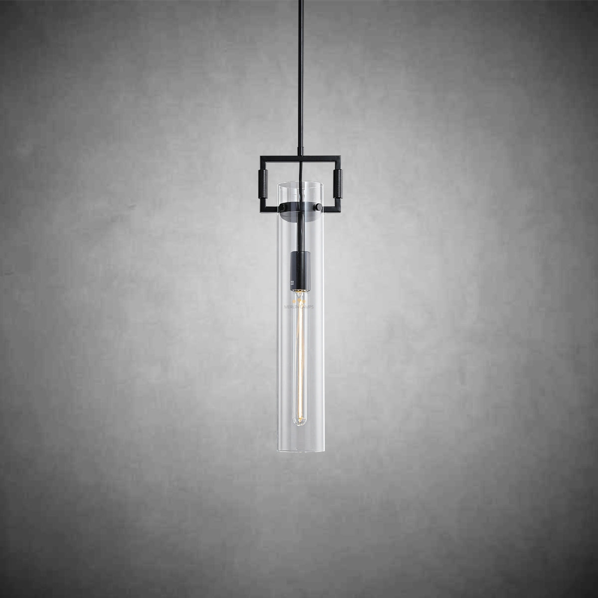 Funda Glass Cylindrical Pendant Light
