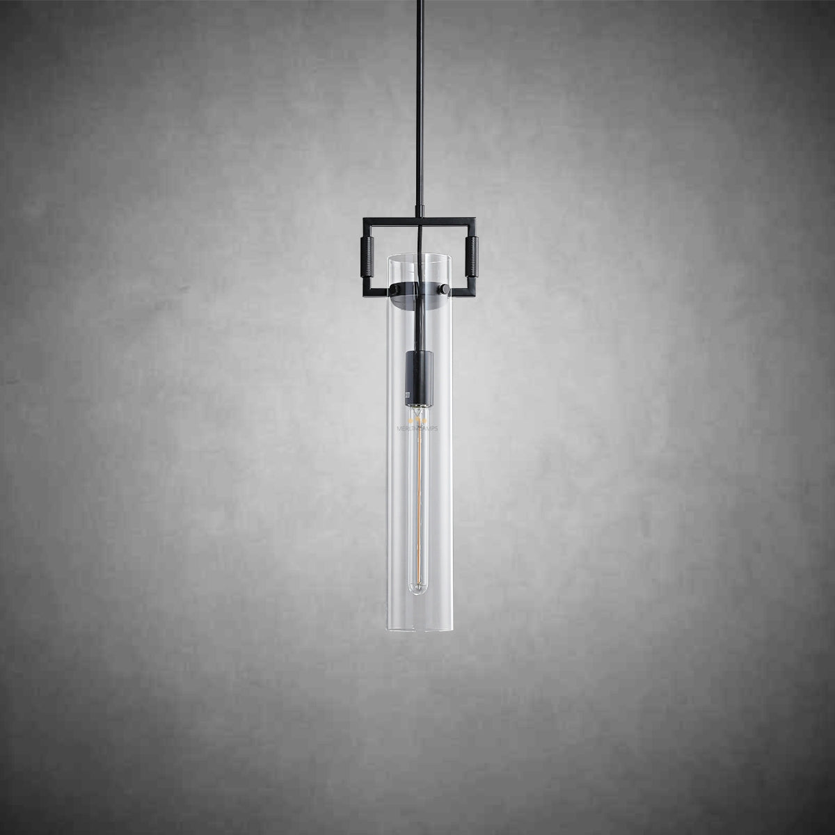 Funda Glass Cylindrical Pendant Light