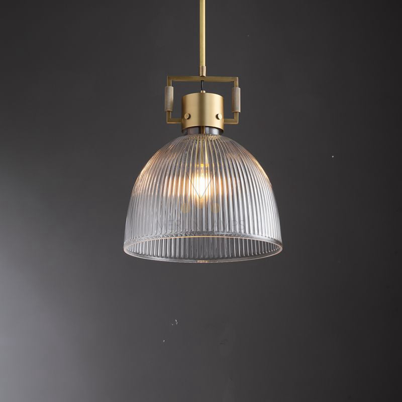 Funda Prismatic Glass Kitchen Pendants 10'' 14'' 18'', Modern Pendant Lamp