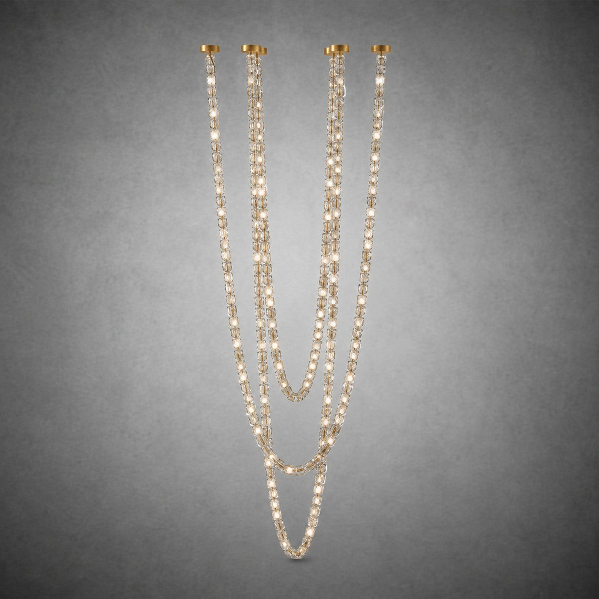Gabriel Cascade Crystal Pendant Chandelier