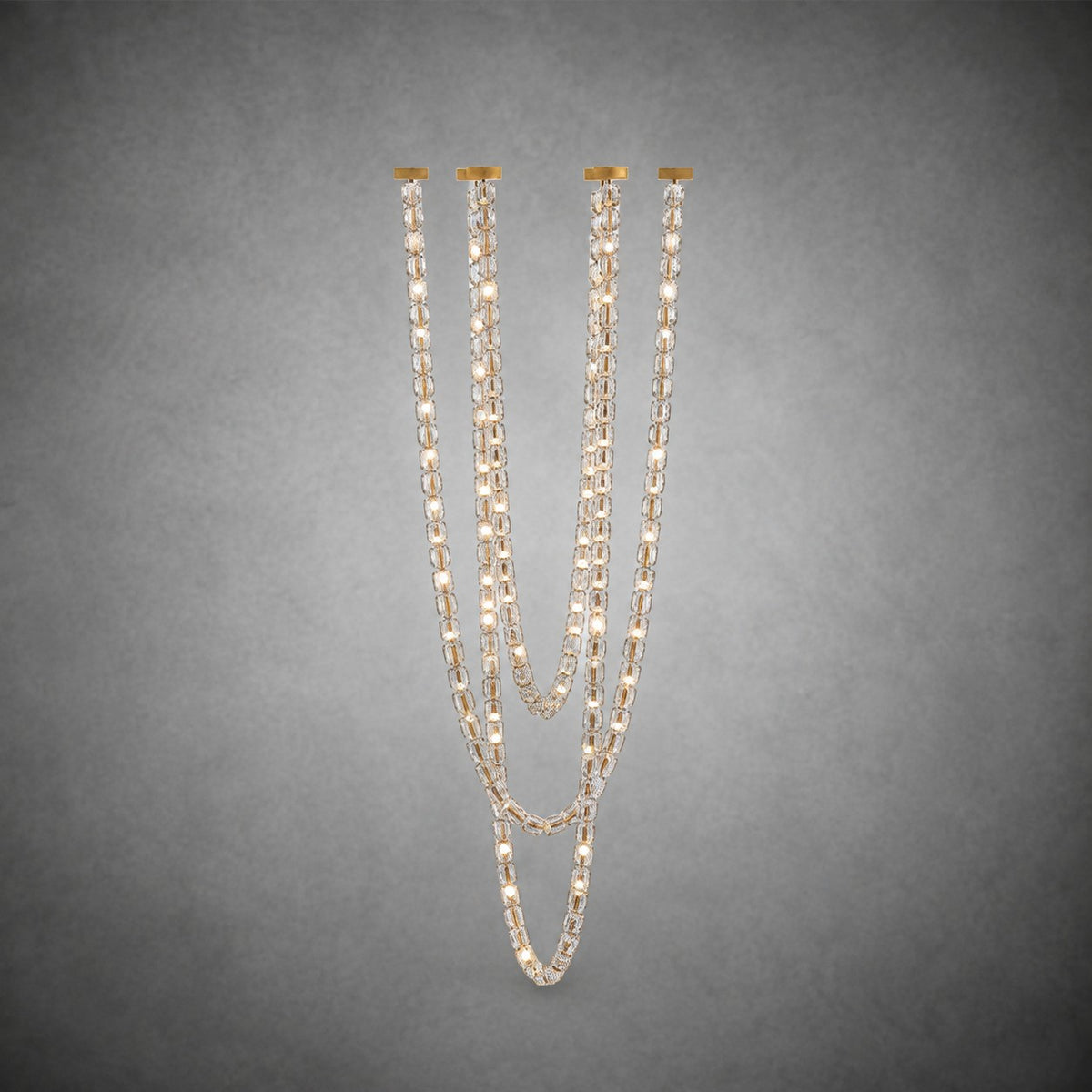 Gabriel Cascade Crystal Pendant Chandelier