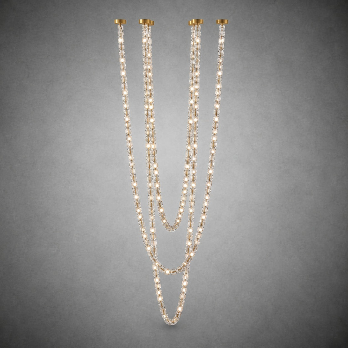 Gabriel Cascade Crystal Pendant Chandelier