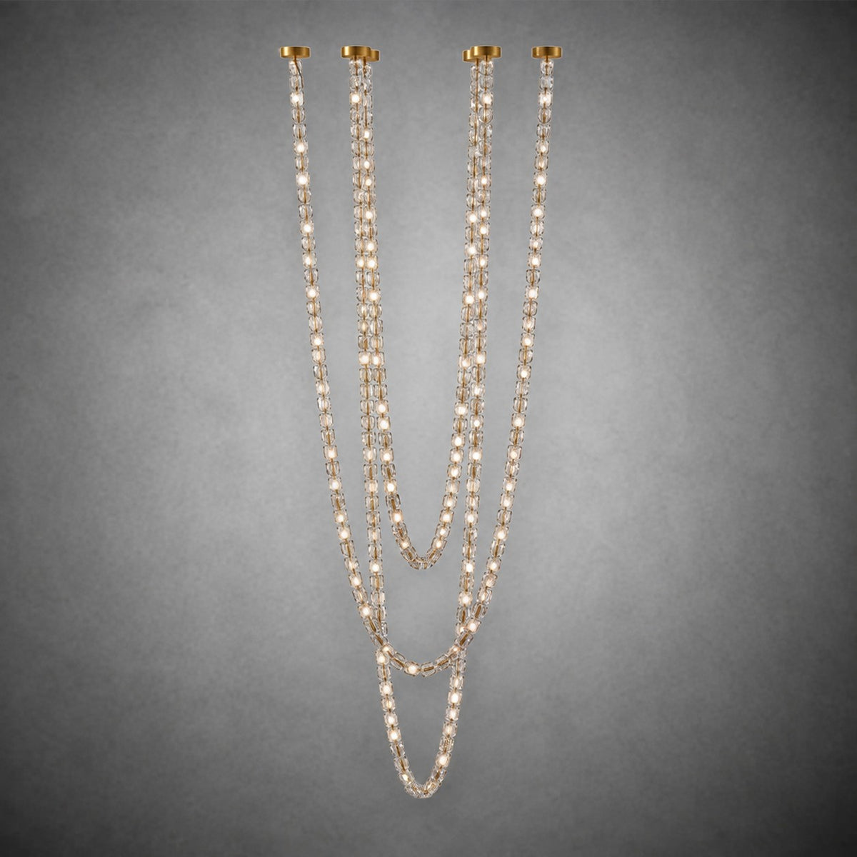 Gabriel Cascade Crystal Pendant Chandelier