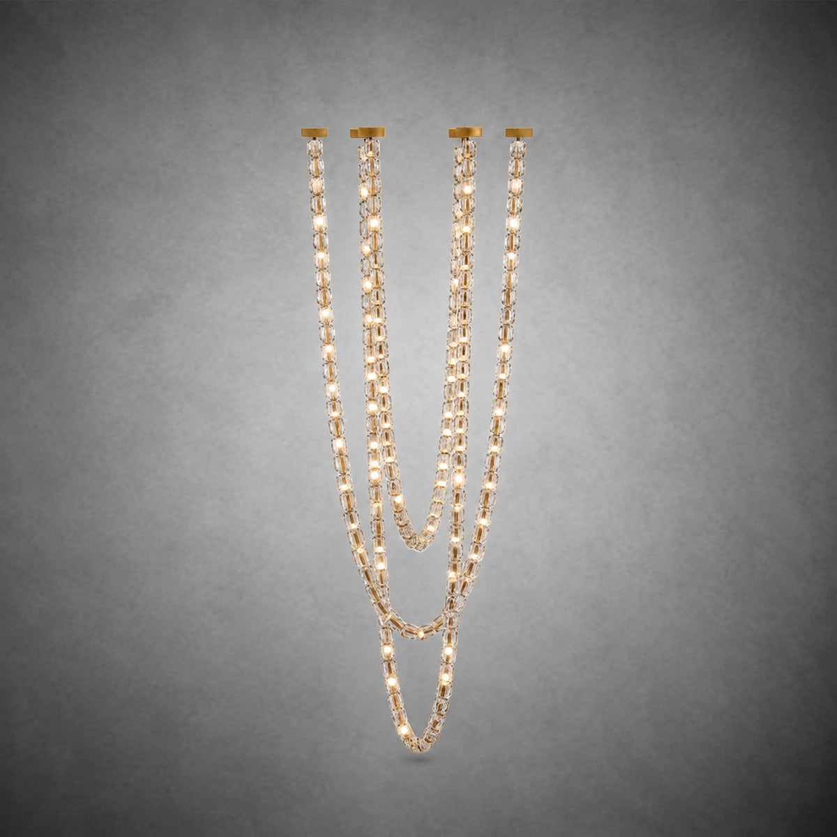 Gabriel Cascade LED Pendant Chandelier