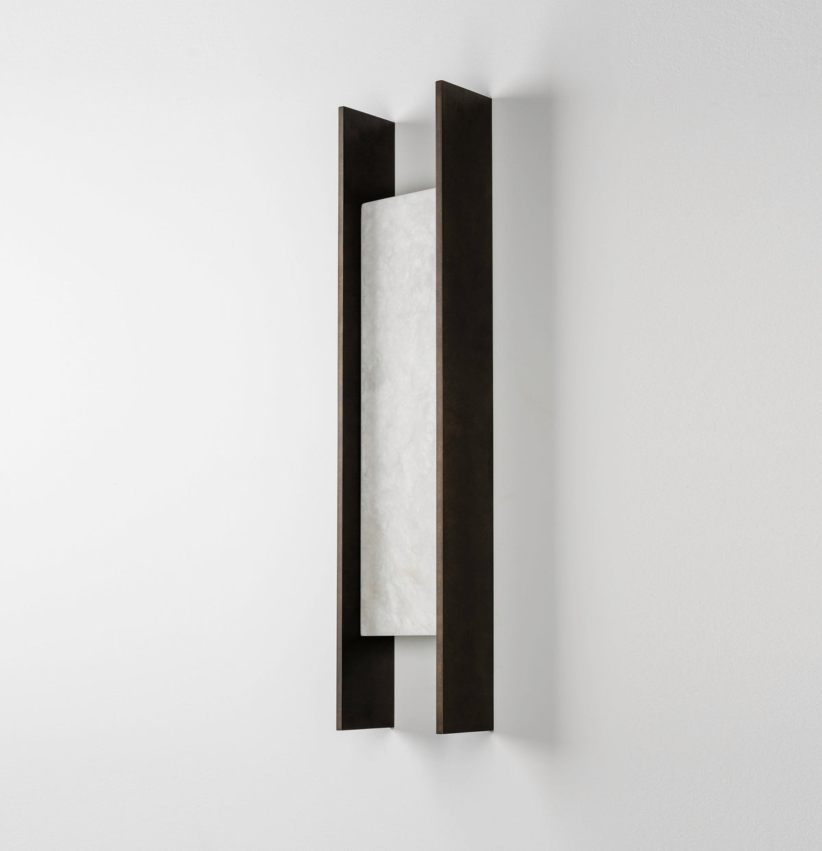 Gabriel Modern Natural Stone Indoor Alabaster Linear Wall Sconce