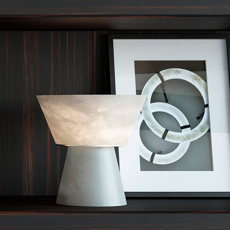Gama Alabaster Living Room Table Lamp