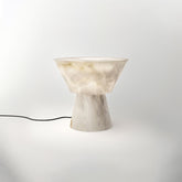 Gama L Alabaster Living Room Table Lamp