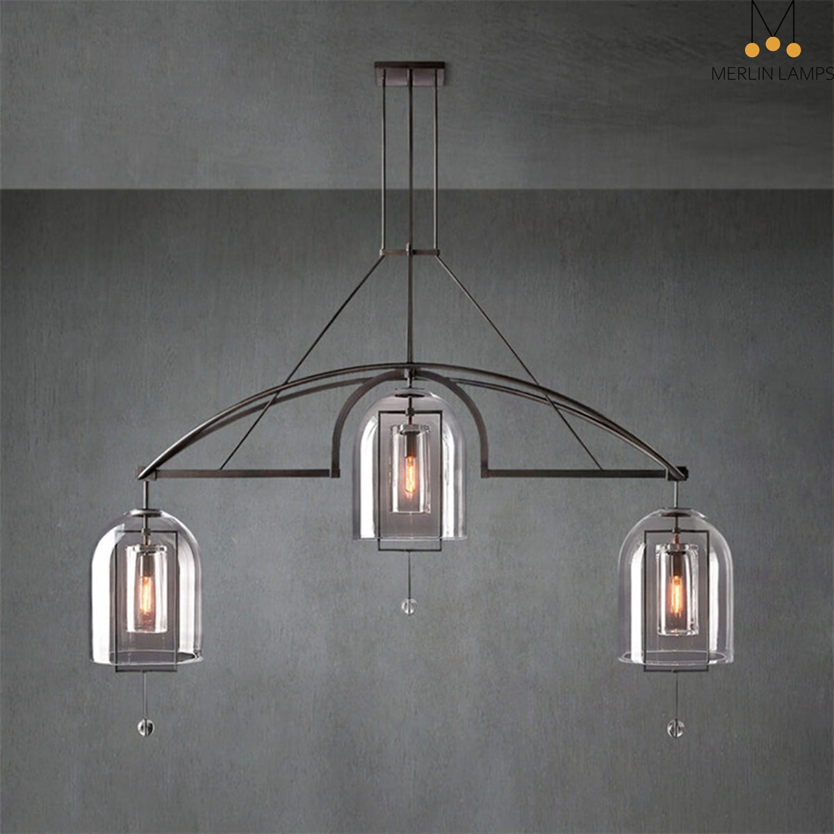 Garrett Modern Luxury Chandelier 3-Lights