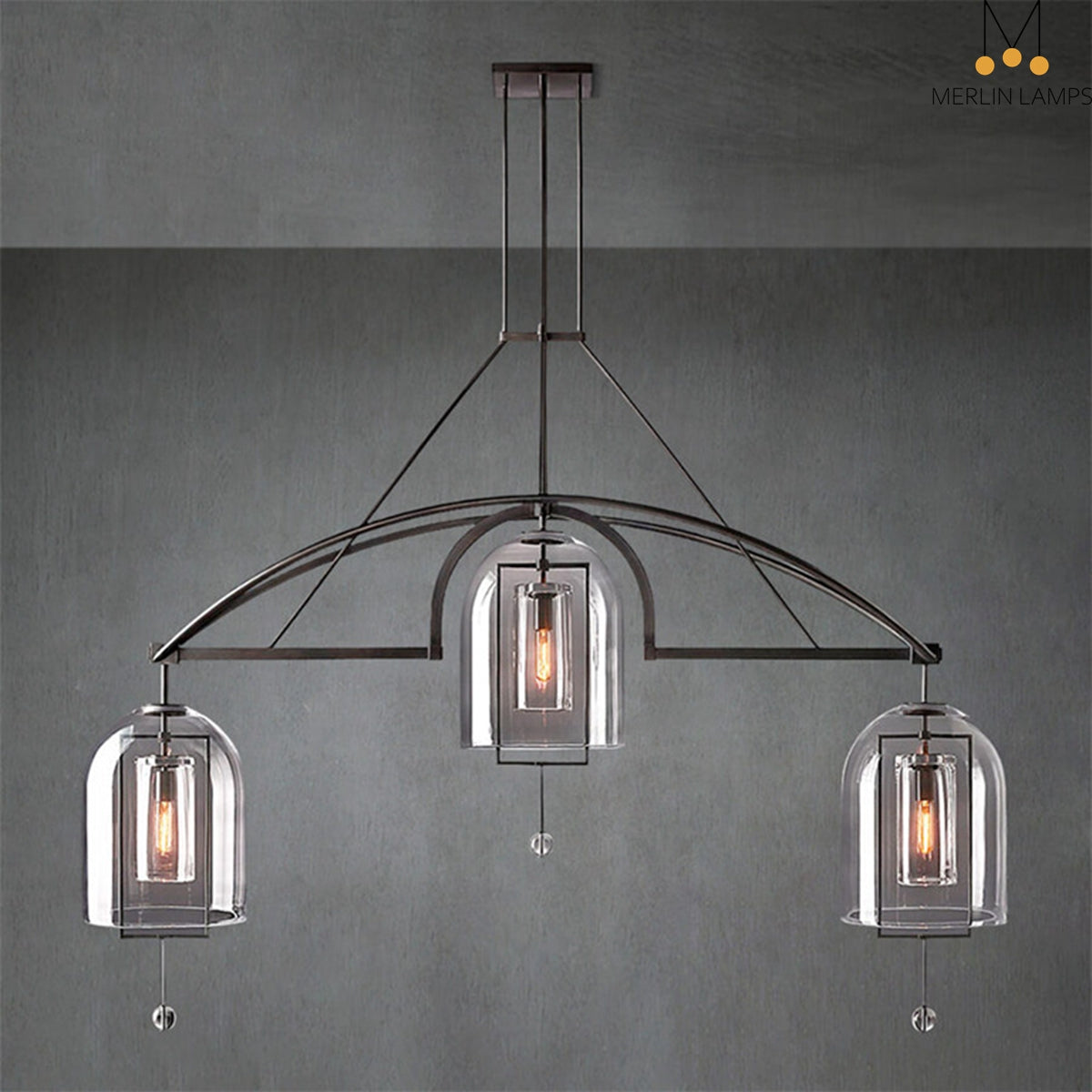 Garrett Modern Luxury Chandelier 3-Lights
