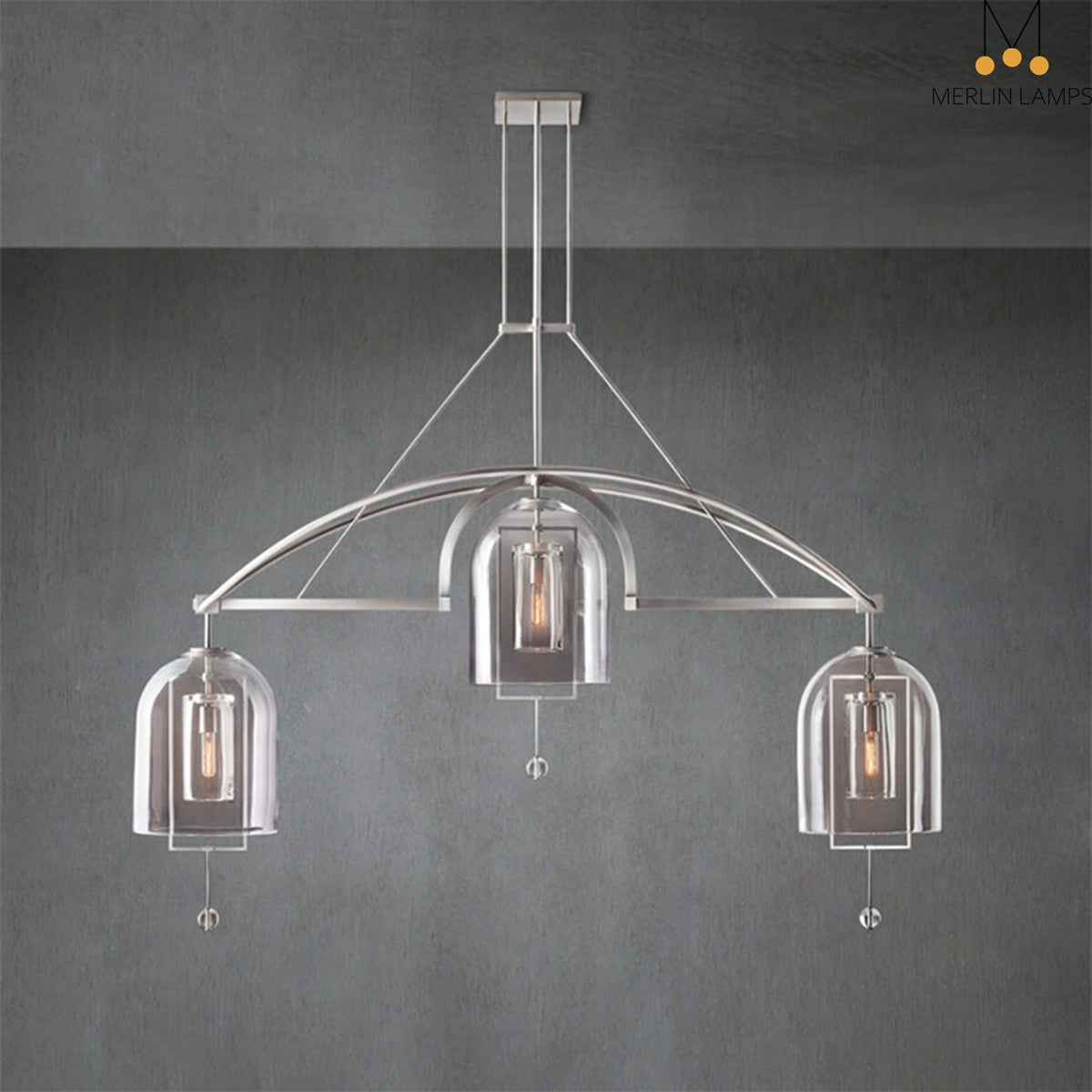 Garrett Modern Luxury Chandelier 3-Lights