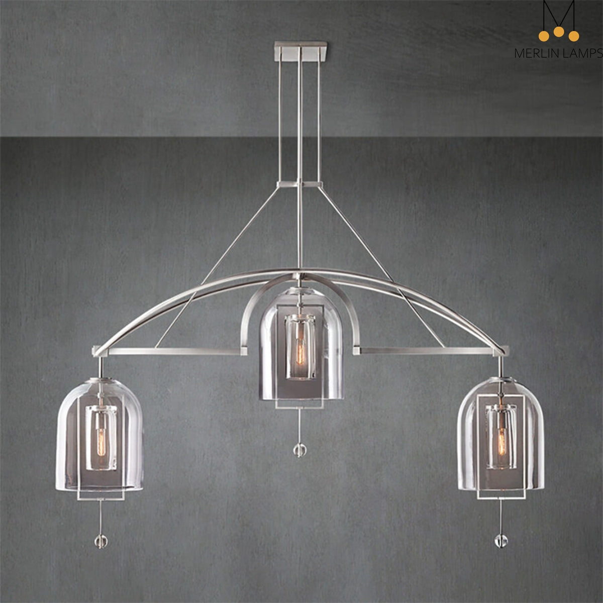 Garrett Modern Luxury Chandelier 3-Lights