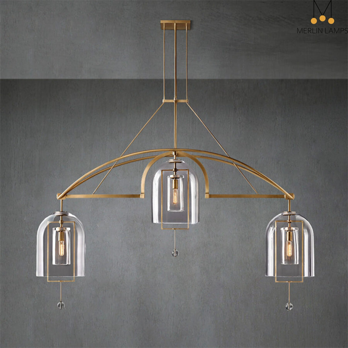 Garrett Modern Luxury Chandelier 3-Lights
