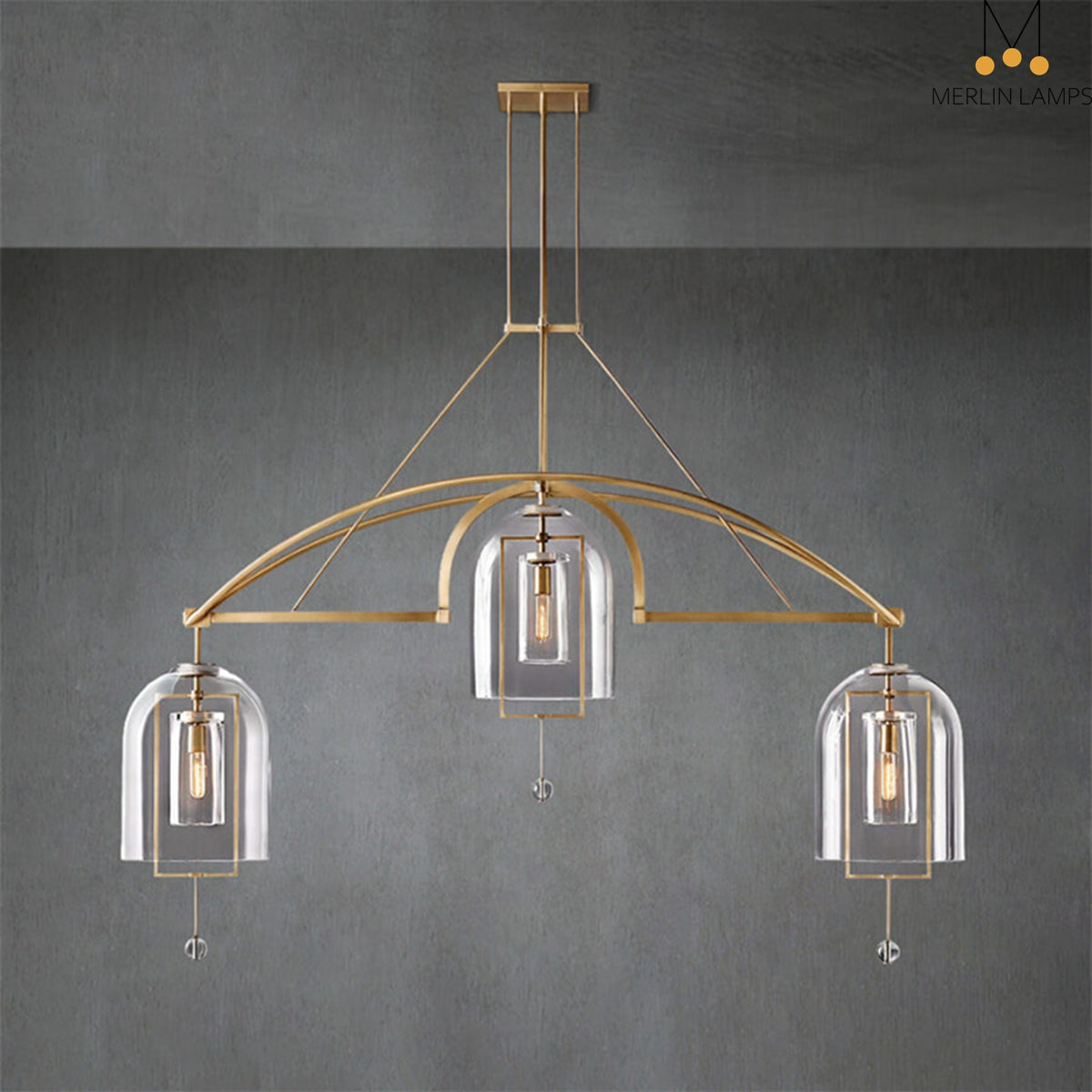 Garrett Modern Luxury Chandelier 3-Lights