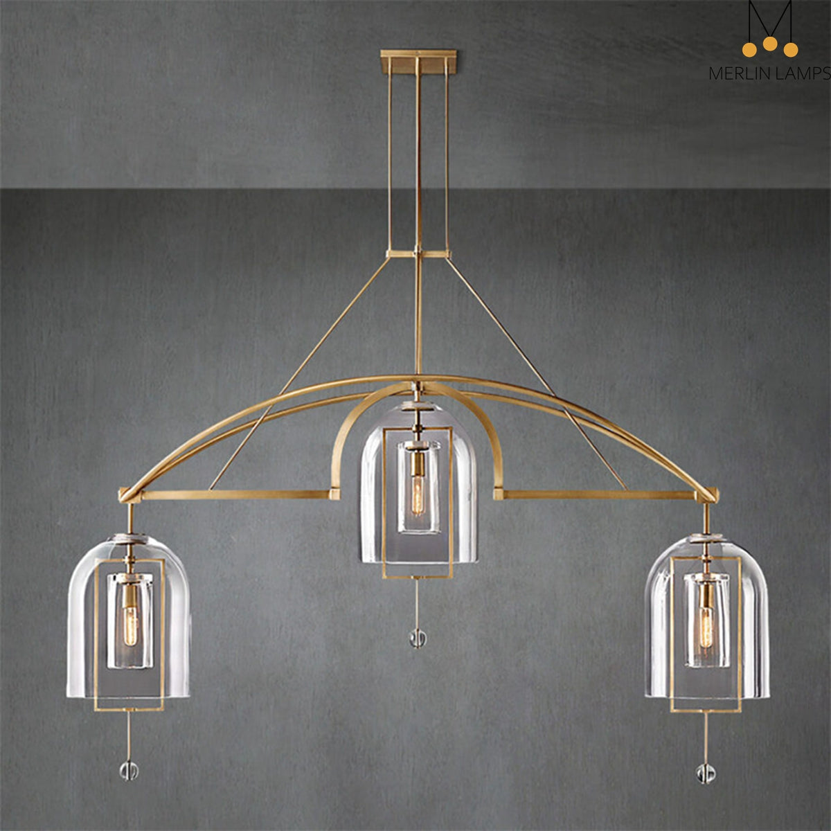 Garrett Modern Luxury Chandelier 3-Lights