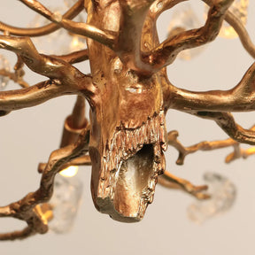 Gemstone Branch Chandelier with Artistic Design for Bedroom or Living Room