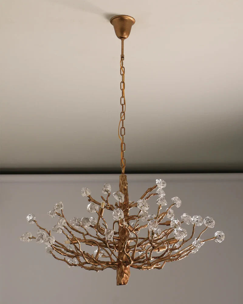 Gemstone Branch Chandelier with Artistic Design for Bedroom or Living Room