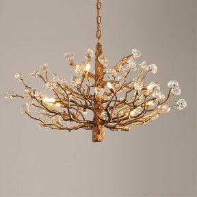 Gemstone Branch Chandelier with Artistic Design for Bedroom or Living Room