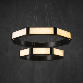 Modern Black Chandelier in black