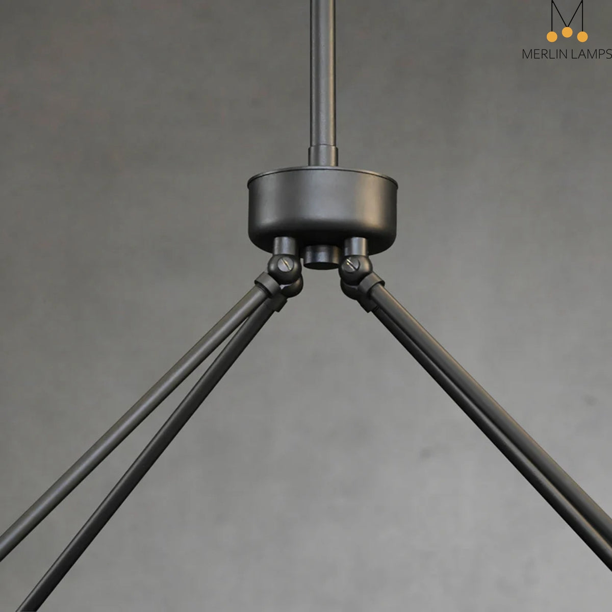 George Elegant Modern Lamp Fixture, Metal Chandelier for Living Room, Bedroom, Dining Room